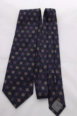 Corbata de seda JZ RICHARDS. Llamativo gris con diseño geométrico en caja Foto 1 de 3