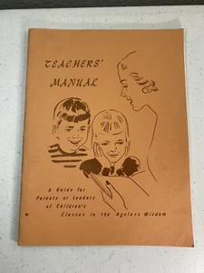 Teacher’s Manual - Parents Theosophical Research Group - Ageless Wisdom 1988 - Picture 1 of 16