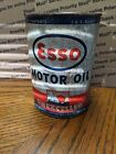 1940s+Esso+Motor+Oil+Unexcelled+1+Quart+Oil+Can+.+%28+No+Bottom%29
