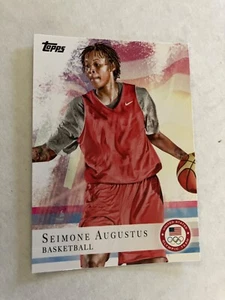 Minnesota Lynx born in Baton Rouge LA Seimone Augustus Olympics basketball card - Picture 1 of 2