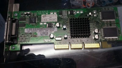 Dell ATI E-G012-01-3614 109-81100-01 & 02 AGP Video Card  - Image 1 of 4
