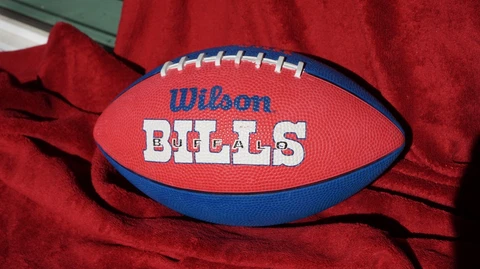 Buffalo Bills NFL Collectible Wilson Football F1525 Cover