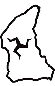 2x Isle of Man Aufkleber Aufkleber Stoßstange Stiefel Fenster Werkzeugkiste - Bild 1 von 23