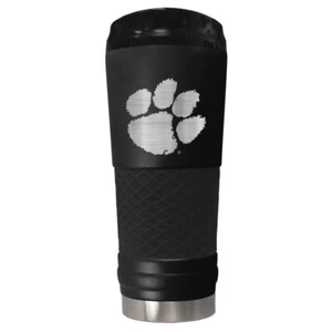 Clemson Tigers 24oz Stealth Stainless Steel Tumbler Travel Mug Insulated - Picture 1 of 1