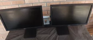 2 Dell P2011Ht 20" Flat Panel Widescreen LCD Monitors 1600x900 with MDS14 stand - Picture 1 of 10