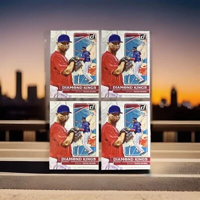 ⚡️⚾️🧢 (4) Rafael Devers 2022 Donruss Diamond Kings LOTE #251 Medias Rojas BV=$10 Foto 1 de 4