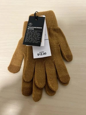 Timberland сенсорный экран вязаные перчатки горчичный желтый унисекс один размер новый с ярлыками - Изображение 1 из 4