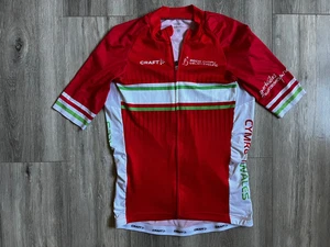 Wales Cymru Beicio Cymru Welsh Cycling Shirt Cycle Jersey Craft size M - Picture 1 of 6