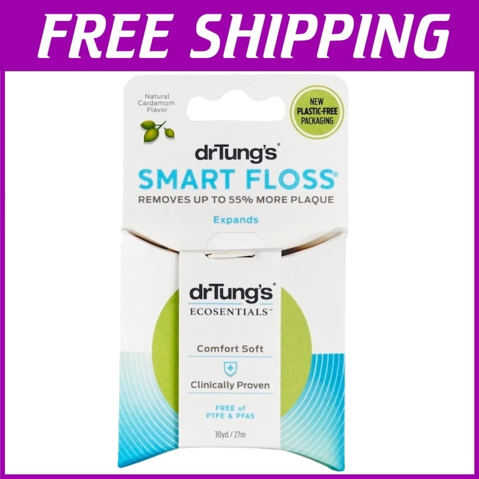 Hilo dental de cardamomo natural paquete de 30 Foto 1 de 4