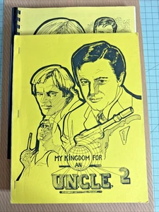 Man from UNCLE Lot of 2 Fanzines, TV Show, Vintage & Fandom - Picture 1 of 8