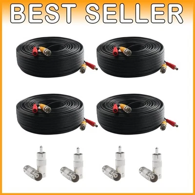 Pre-made 150ft BNC Video and Power Security Camera Cable - Image 1 of 4