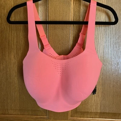 Victoria’s Secret VSX Featherweight Max Sports Bra 38DDD Coral New - Image 1 of 4