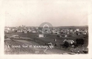 Winnebago NE Nebraska General View of Town 1913 RPPC Photo Postcard COPY - Picture 1 of 2