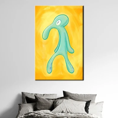 Arte en lienzo audaz y descarado | Divertida decoración de pared abstracta | Póster de cultura pop Foto 1 de 4