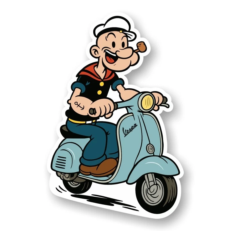 POPEYE VESPA PVC AUFKLEBER (MBPVC099) - Image 1 of 1