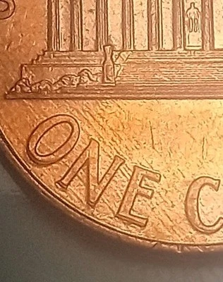 1999 P RDA, Die Chip B Obv. Lincoln Mem. Moneda de centavo, error como nueva envío gratuito Foto 1 de 4