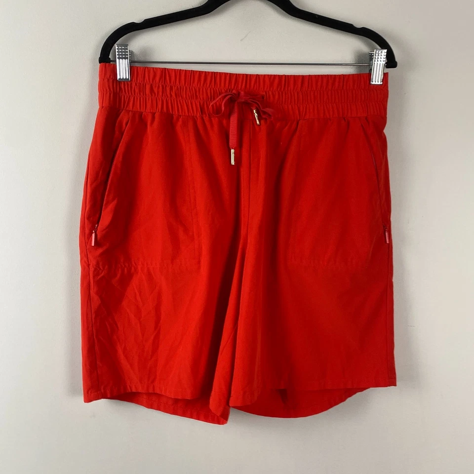 Chicos Zenergy Flame Scarlet Zen Sport Informal 7” Pantalones Cortos Talla 1 EE. UU. Bolsillos Medianos Foto 1 de 4