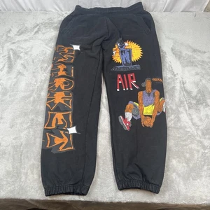 Market Sweatpants Mens Large French Terry Basketball Market Air Art - Picture 1 of 18