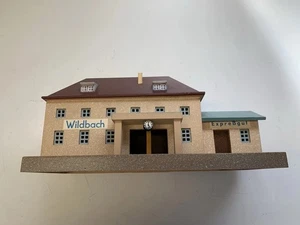 DDR,Pflugbeil, Bahnhof Wildbach, Top, Spur H0, Holz, 1960 - Bild 1 von 9