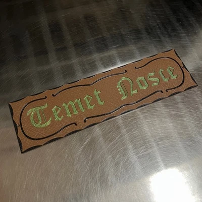 The Matrix Know Thyself 'Temet Nosce' Replica Sign Prop 3D Printed - Image 1 of 3