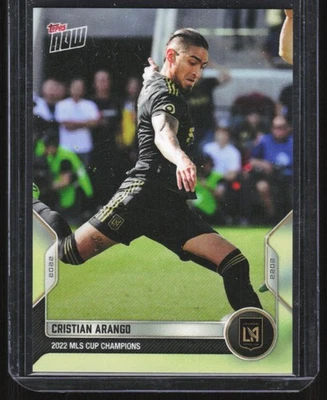 2022 Topps Now MLS 2022 Cup Champions Cristian Arango Los Angeles FC #CUP-7 - Image 1 of 2