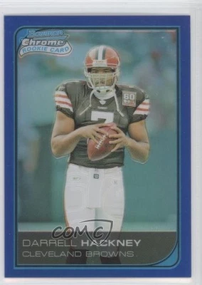 2006 Bowman Chrome Blue Refractor /150 Darrell Hackney #51 Rookie RC - Image 1 of 2