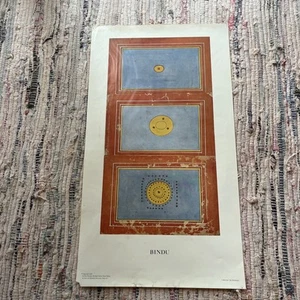 Poster Kumar Ravi Bindu 1968 Ajit Mookerjee poster Tantra libro d'arte - Foto 1 di 10
