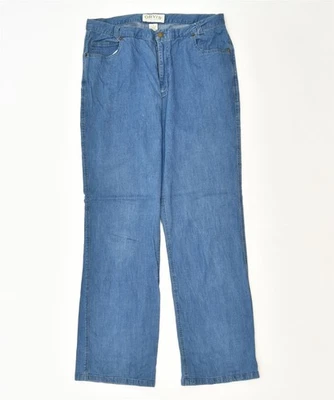 ORVIS Womens Straight Jeans US 12 XL W32 L31 Blue Cotton Classic DP08 — 第 1/3 张图片