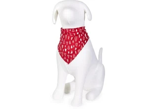 Family PJs Pet Bandana Red 100% Cotton, Adjustable, S/M - Picture 1 of 4