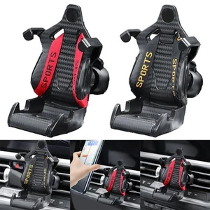 Support de téléphone de voiture style siège course clip support pour position - Photo 1 sur 23