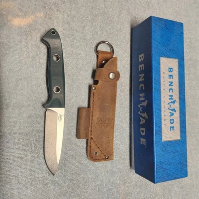 Benchmade Bushcrafter 162 Fixed Blade Sheath Knife New In Box Made In USA - Image 1 of 3