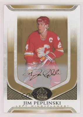 2020-21 Upper Deck SP Signature Edition Legends Gold Jim Peplinski #153 - Image 1 of 2