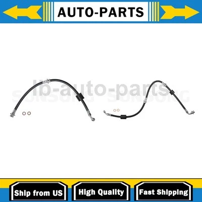 2X Manguera de línea de freno delantero Sunsong para Chevrolet Tracker 1989 1990 1991 1992 Foto 1 de 4