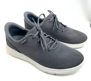 Kizik Madrid Eco-Knit Shoes Men's Size 9.5 Women's 11 Gray Hands Free Sneakers - Picture 1 of 10