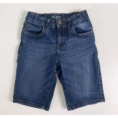 The Children's Place Boys Denim Shorts Adjustable Waist Size 6 - Image 1 of 4
