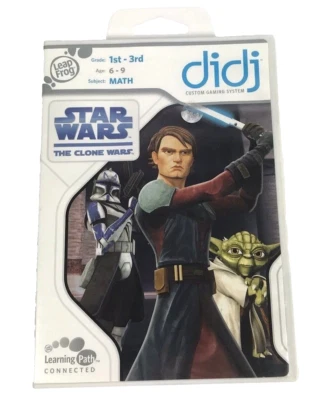LeapFrog Didj Star Wars:  The Clone Wars  - Ages 6 to 9 - Game Cartridge & Case - Image 1 of 4