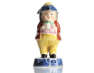 Staffordshire Blue Willow Toby Pfeffertopf/Streuer Q798 - Bild 1 von 8