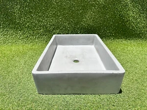 CONCRETE SINK HANDMADE VINTAGE VESSEL (28) - Picture 1 of 5