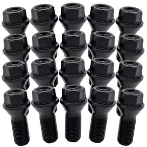 20× Car Wheel Lug Bolts Nuts Steel For BMW F30 F35 F10 F25 E7 OE# 36136781151 - Picture 1 of 6