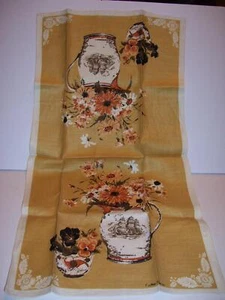 Toalla de té de cocina vintage Luther Travis 16 x 30 - Imagen 1 de 5