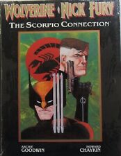 (1989) WOLVERINE NICK FURY Scorpio Connection graphic novel hardcover! SEALED!