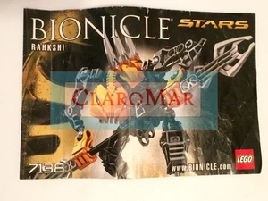 ☀️ LEGO Bionicle Rahkshi 7138 INSTRUCTION MANUAL Only Replacement - Picture 1 of 1