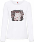 Maneki Neko Viii Damen Langarm T Shirt Maneki Neko Manekineko Cat Cats Love