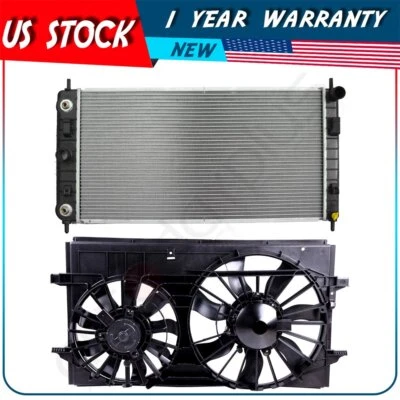 Ventilador de refrigeração e conjunto de radiador para 2008 Chevrolet Malibu 2.2L - Imagem 1 de 4