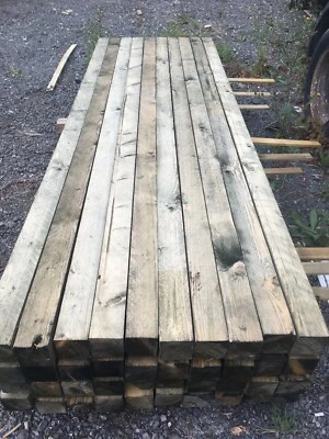 3x3 fence posts, 3x3 posts, timber posts, fence posts, treated 3x3 posts.2.4 M - Image 1 of 3