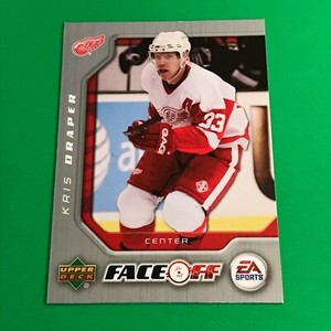 2007-08 Upper Deck Victory EA Sports Face-Off Kris Draper Detroit Red Wings #FO4