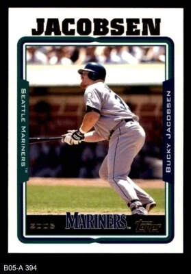 2005 Topps #394 Bucky Jacobsen Mariners 8 - NM/MT - Image 1 of 2