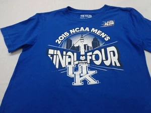 KENTUCKY WILDCATS Adidas 2015 NCAA Basketball Final Four T-Shirt Youth Medium - Picture 1 of 6