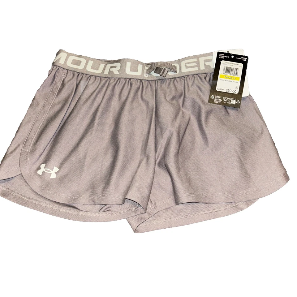 Under Armour  Girls Play Up Shorts Black  Size YMED - NWT - Image 1 of 1
