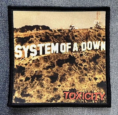 System Of A Down Toxicity Sublimated Printed Patch | SoaD Heavy Metal Band Logo